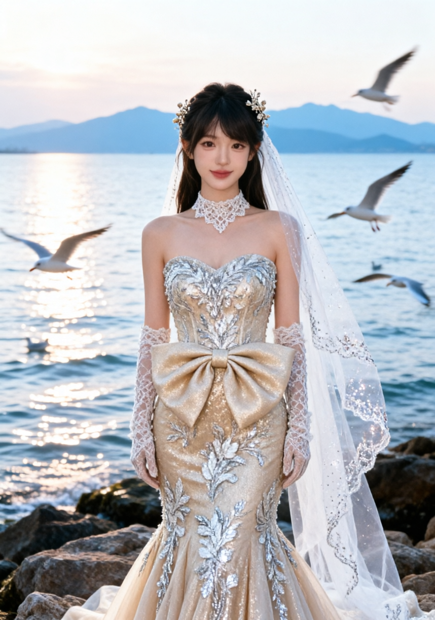 海边婚纱写真 - 作品图1
