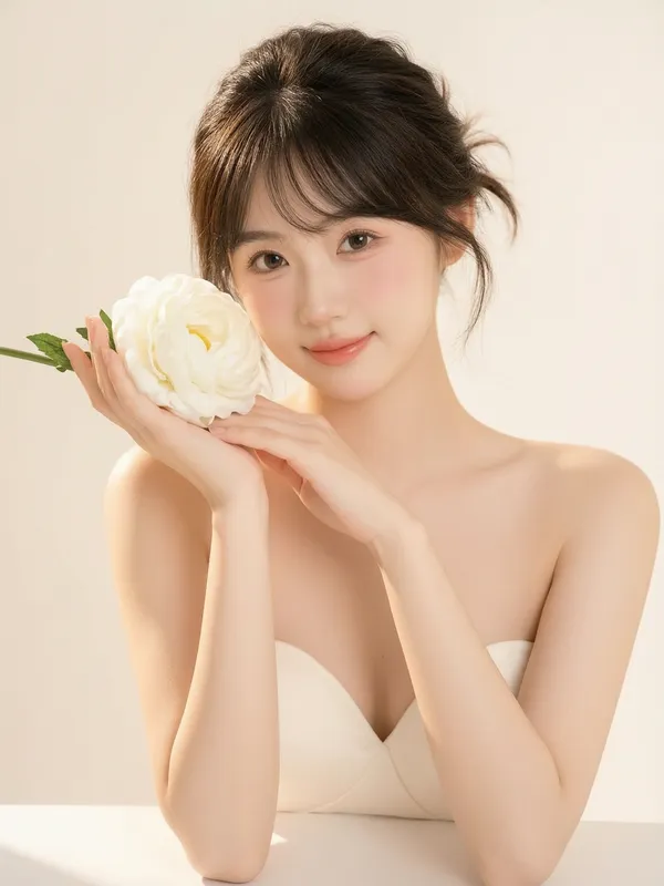 花语柔光人像提示词 - C作品
