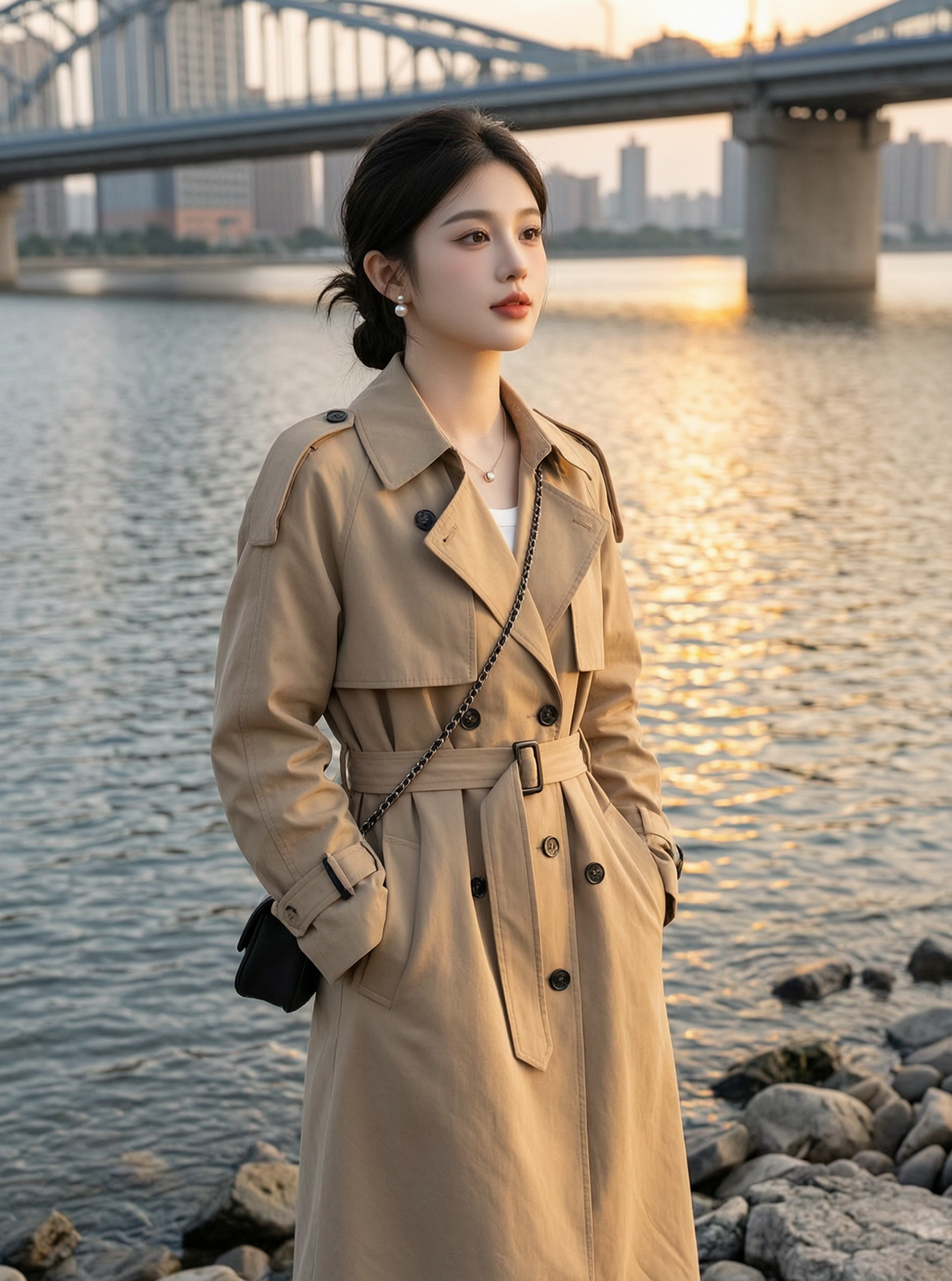 高级简约都市通勤写真|上传女生照片得同款 - 作品图1