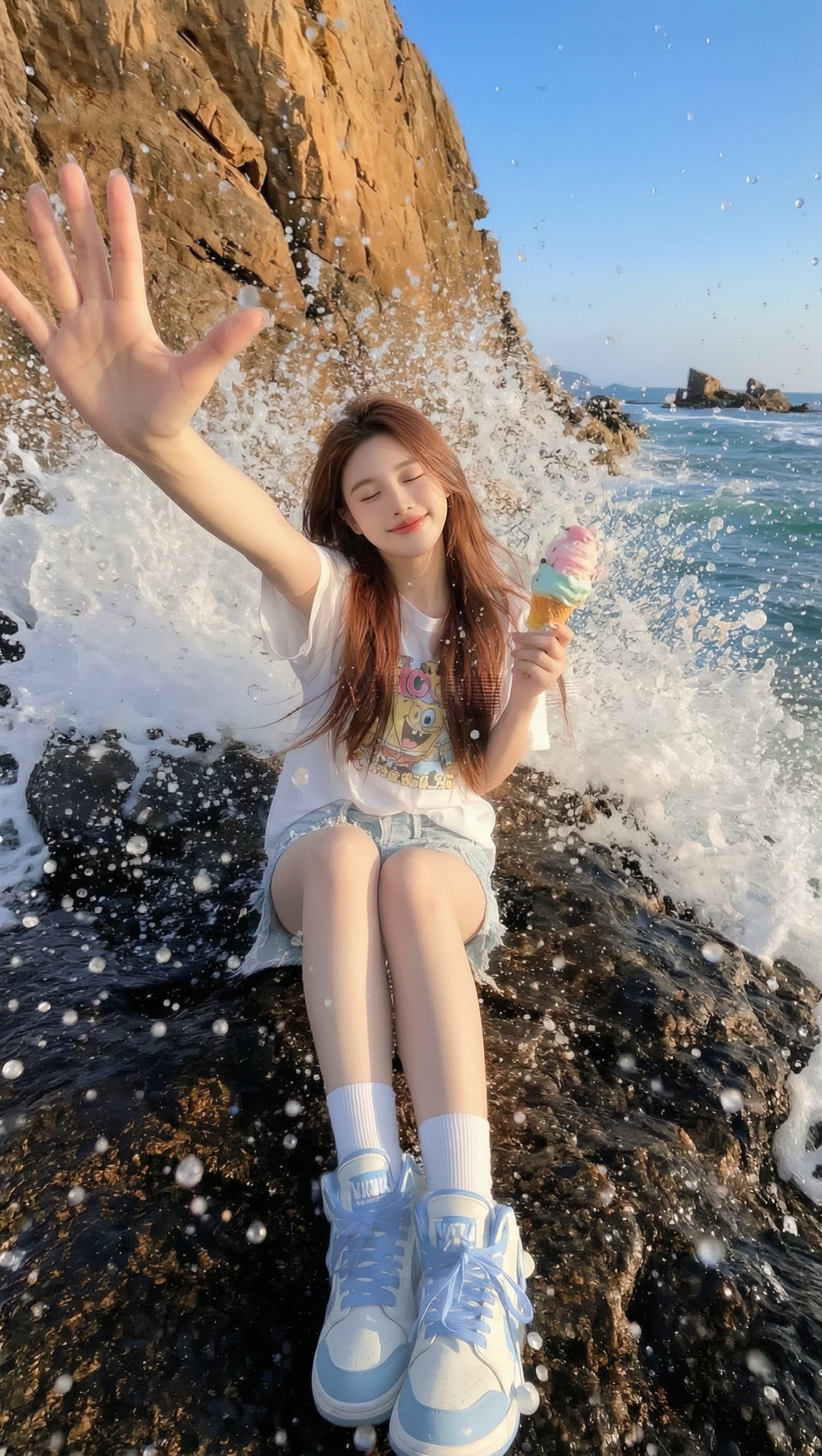 替换图1做−夏日浪花拂面写真 - 作品图1