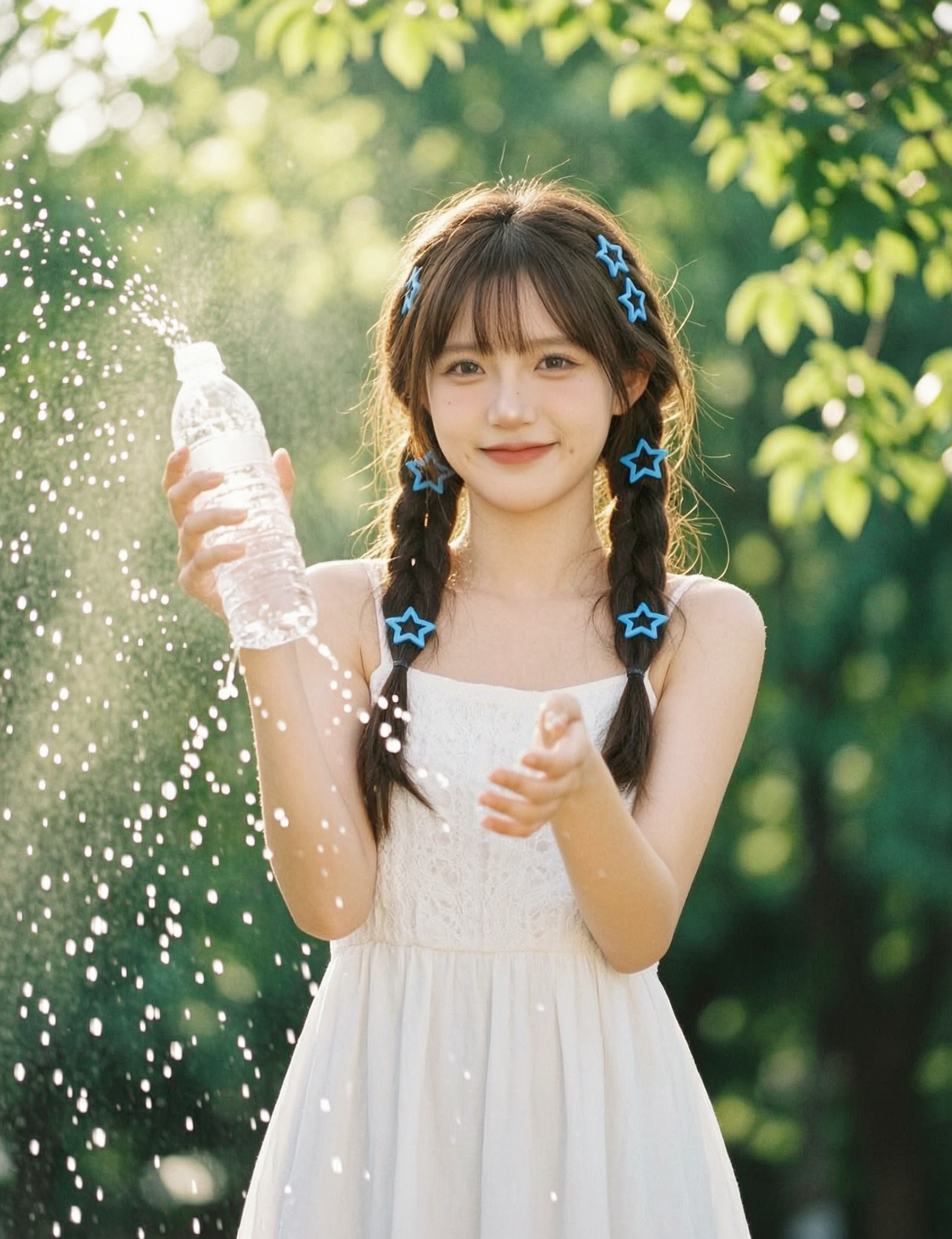 夏日元气少女写真~导入照片做同款 - 作品图1