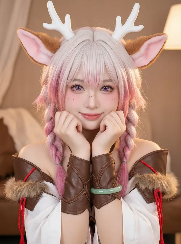王者荣耀瑶cos写真(导入照片做同款) - 主图(AI艺术作品)