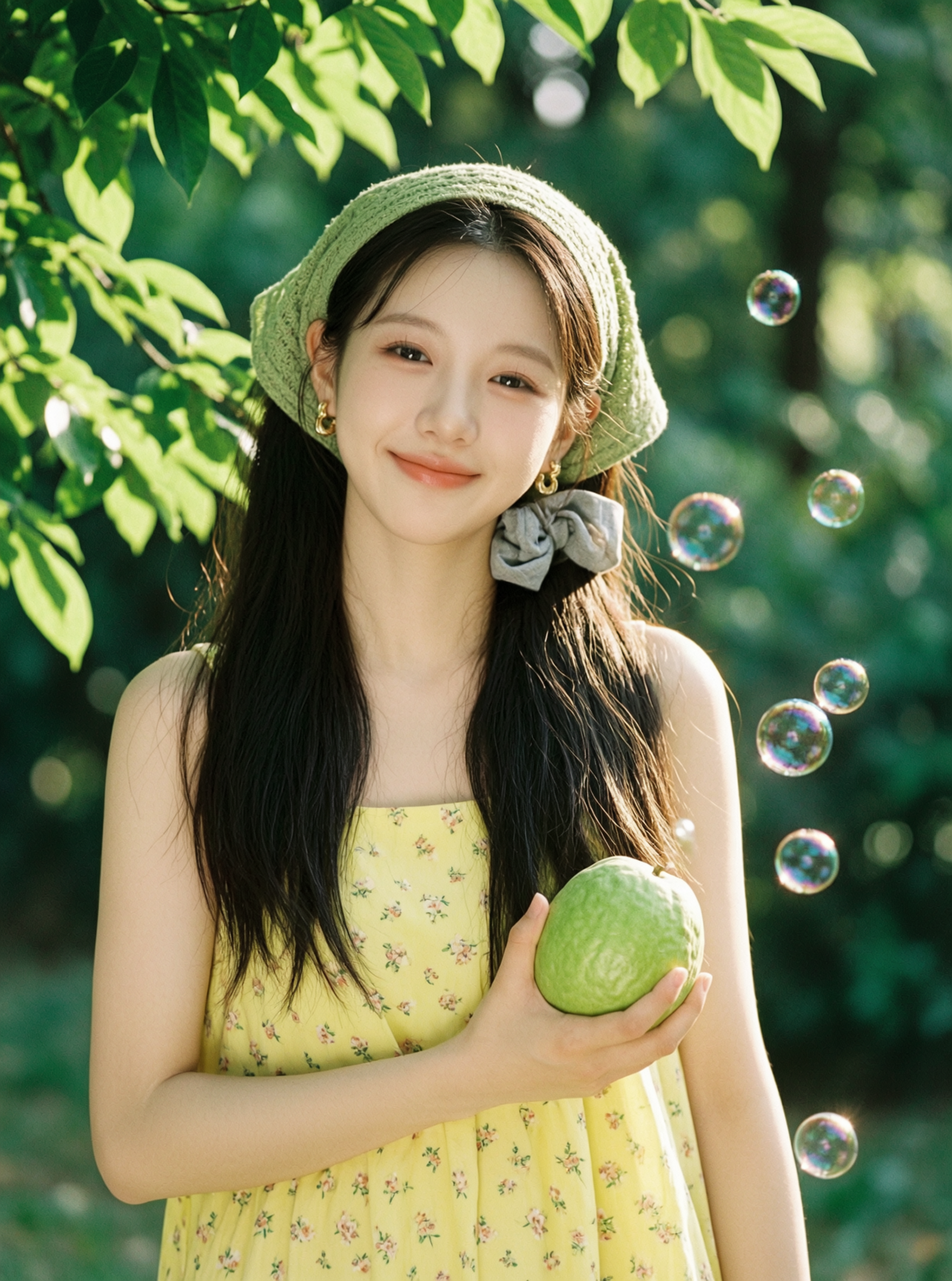 夏日森系感少女写真（导入照片做同款） - 作品图1