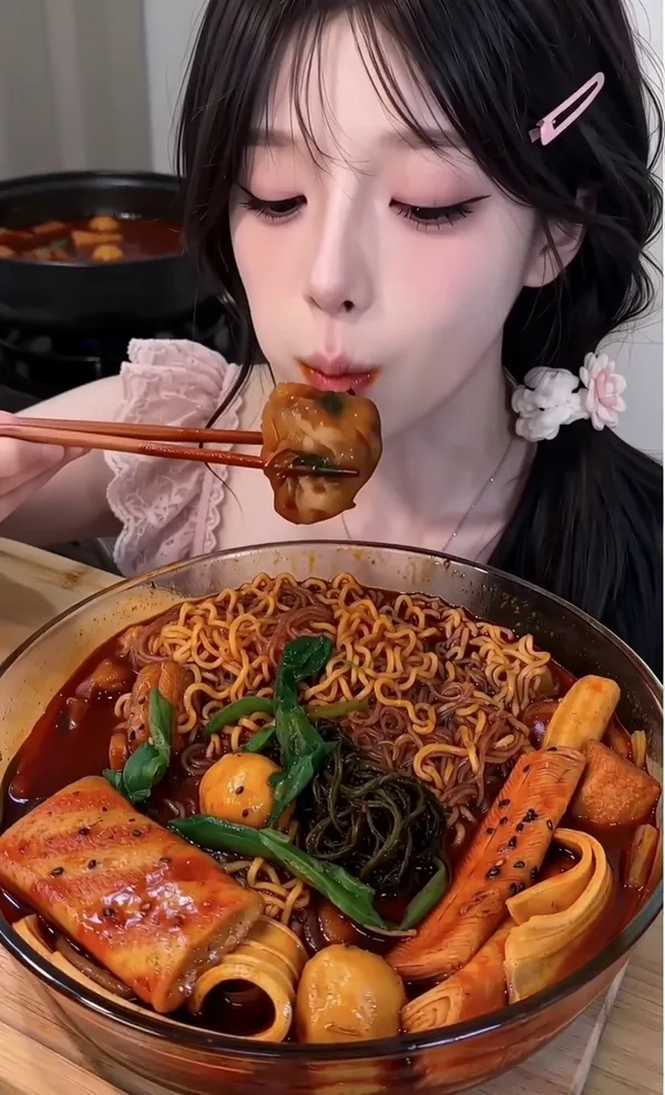 记录美女吃美食「导入照片做同款」 - C作品