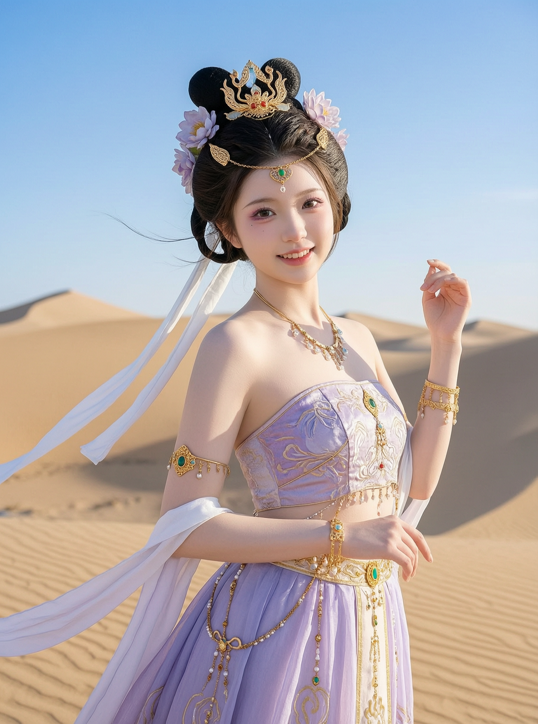 AI敦煌神女写真 - 作品图1