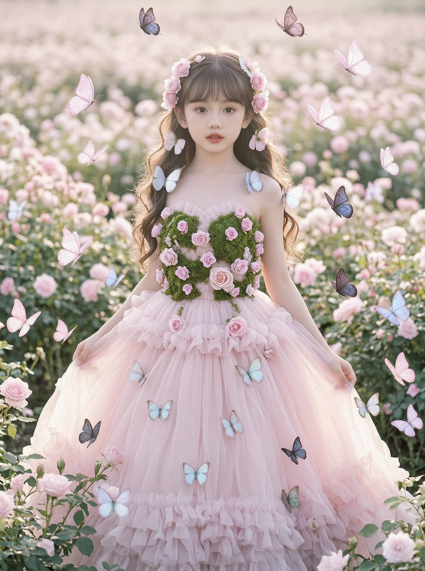粉雾花海中的花仙子｜上传宝贝图片get同款 - 作品图1
