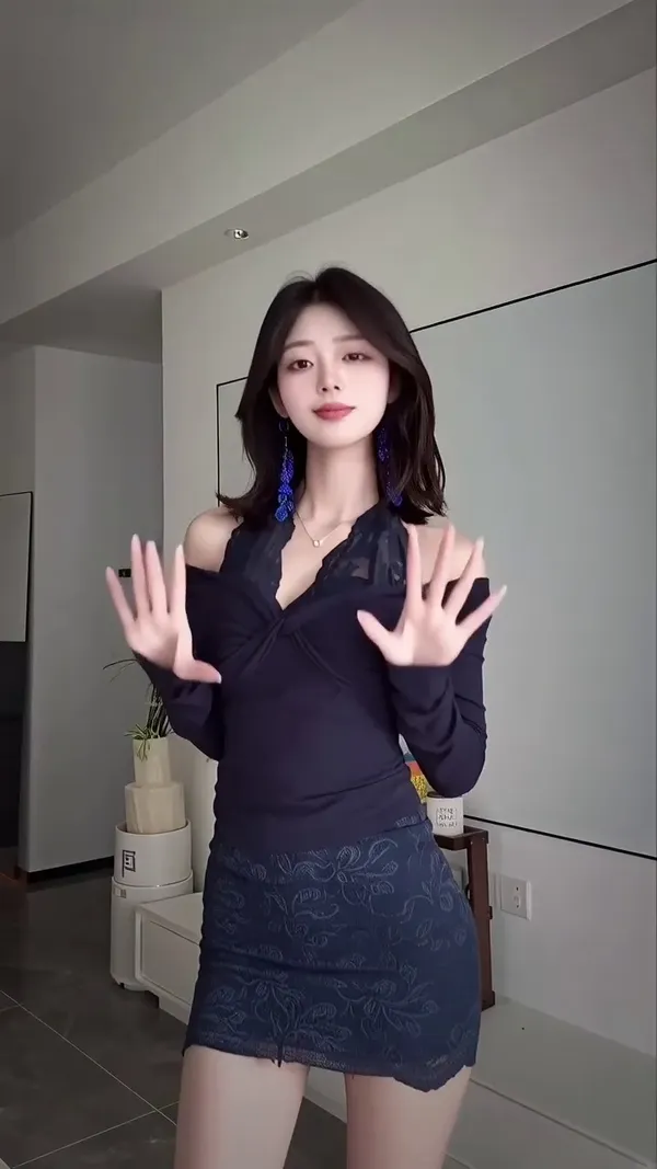 🔥香菜摇手势舞·上传照片做同款 - 主图(AI艺术作品)