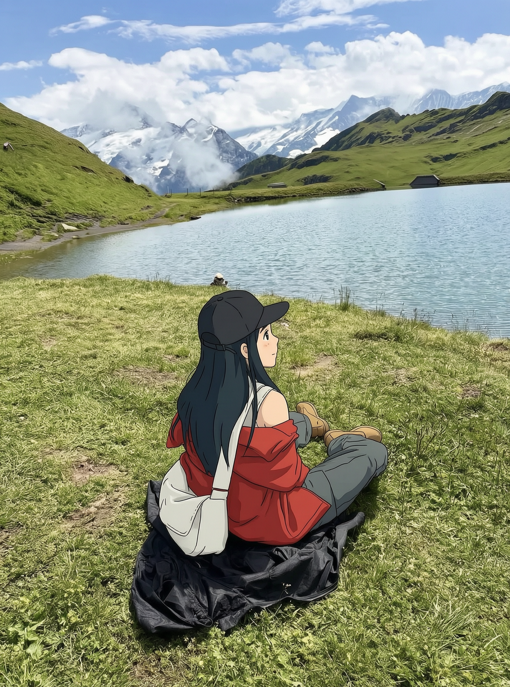 现实漫画主角|真人场景+卡通人物融合 - 作品图1