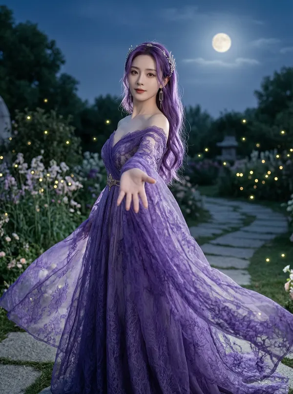 cos夏日-仲夏夜之梦（导入相片做同款） - 主图（AI艺术作品）