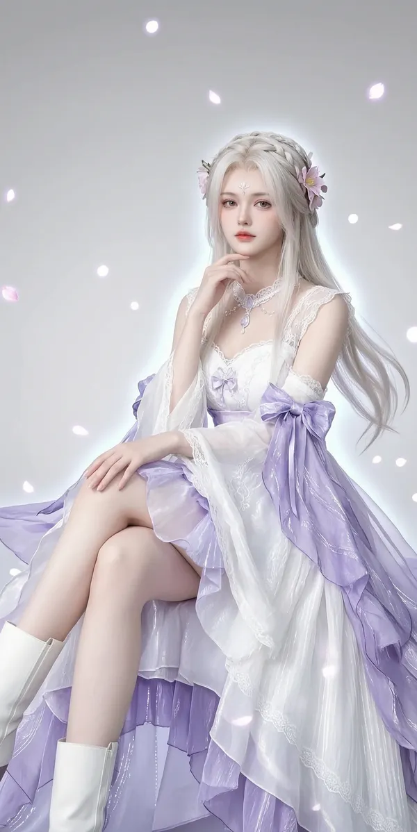 古风花神少女cos(导入相片做同款) - 主图(AI艺术作品)