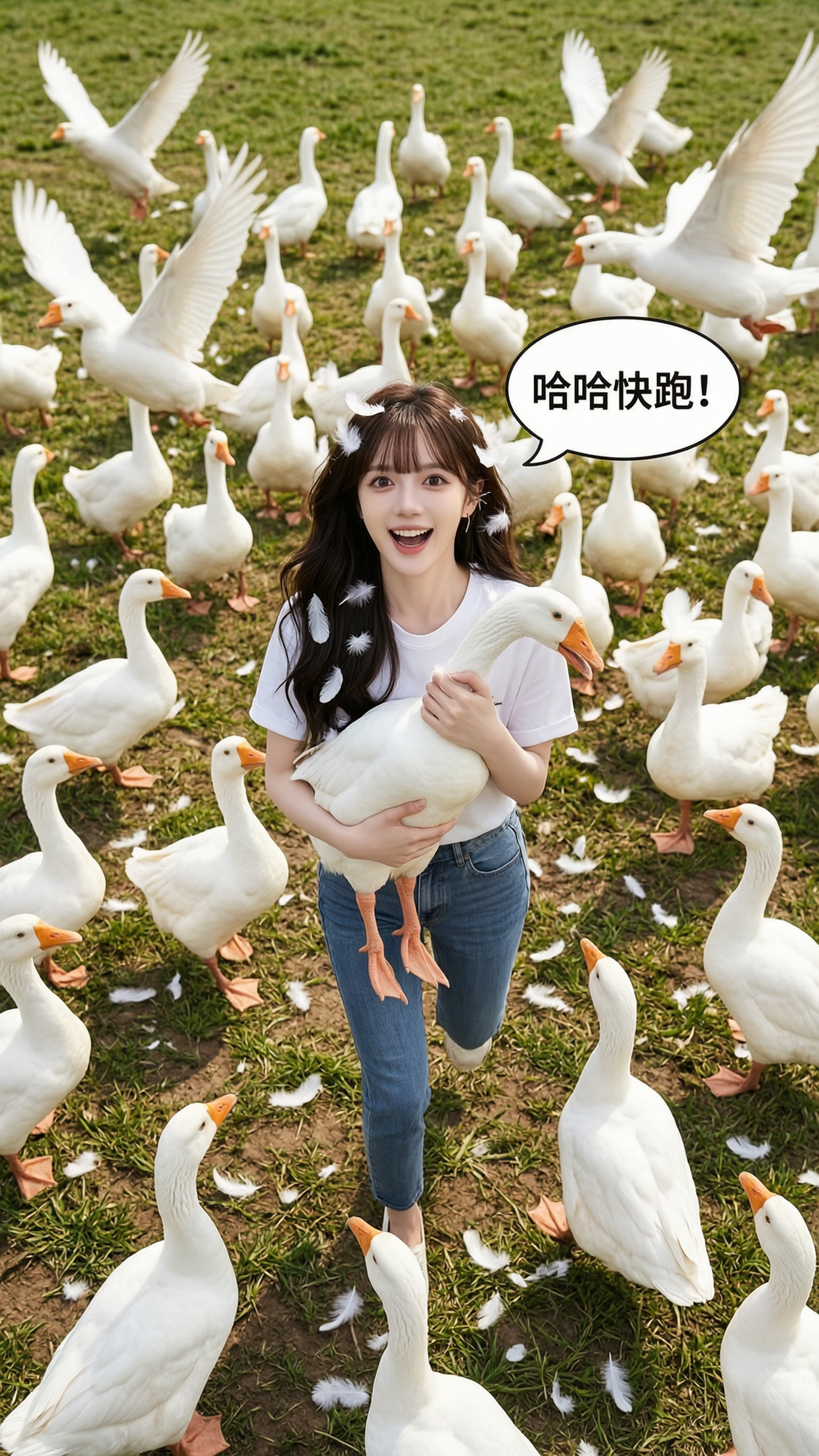 欢乐抓大鹅 - 作品图1
