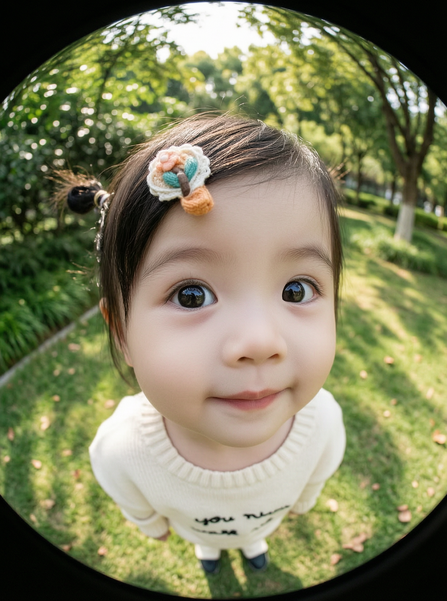 鱼眼镜头|替换自己的照片即生成同款写真 - 作品图1