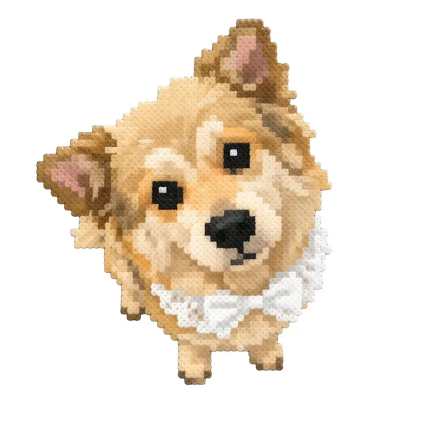 萌宠拼豆🐕替换图片得同款拼豆哈基米 - C作品