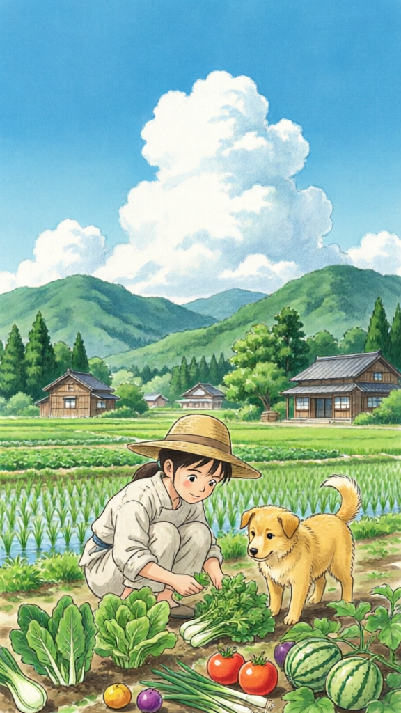 宫崎骏动漫田园壁纸 - 作品图1