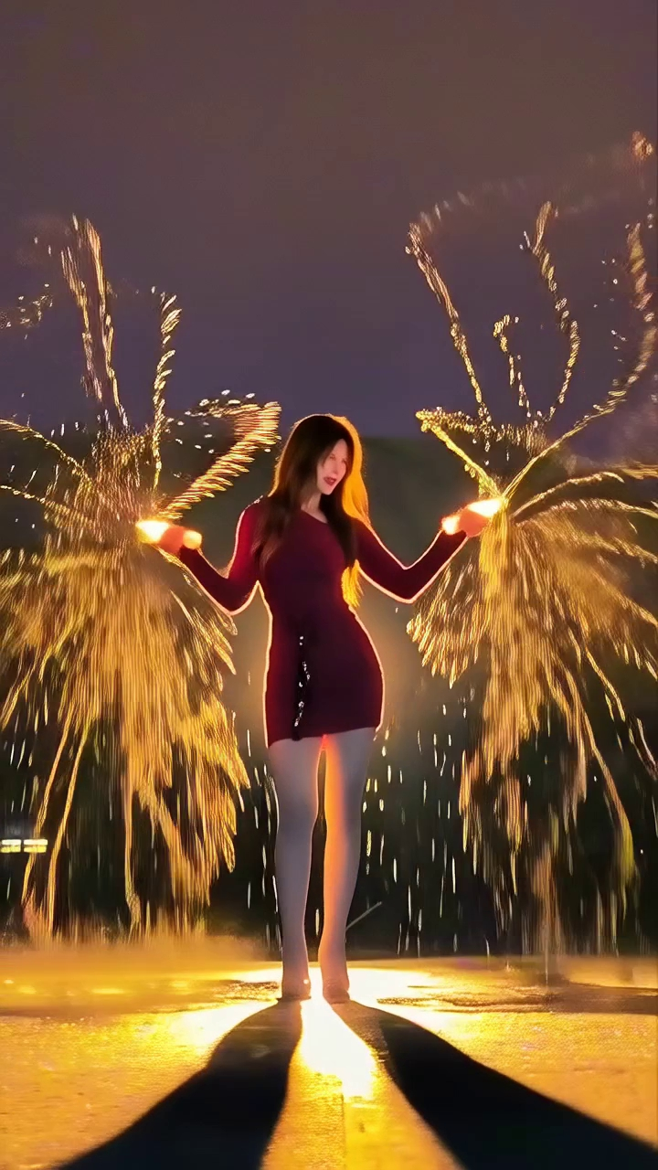 水花舞玩疯了|上传照片拍同款 - 作品图1