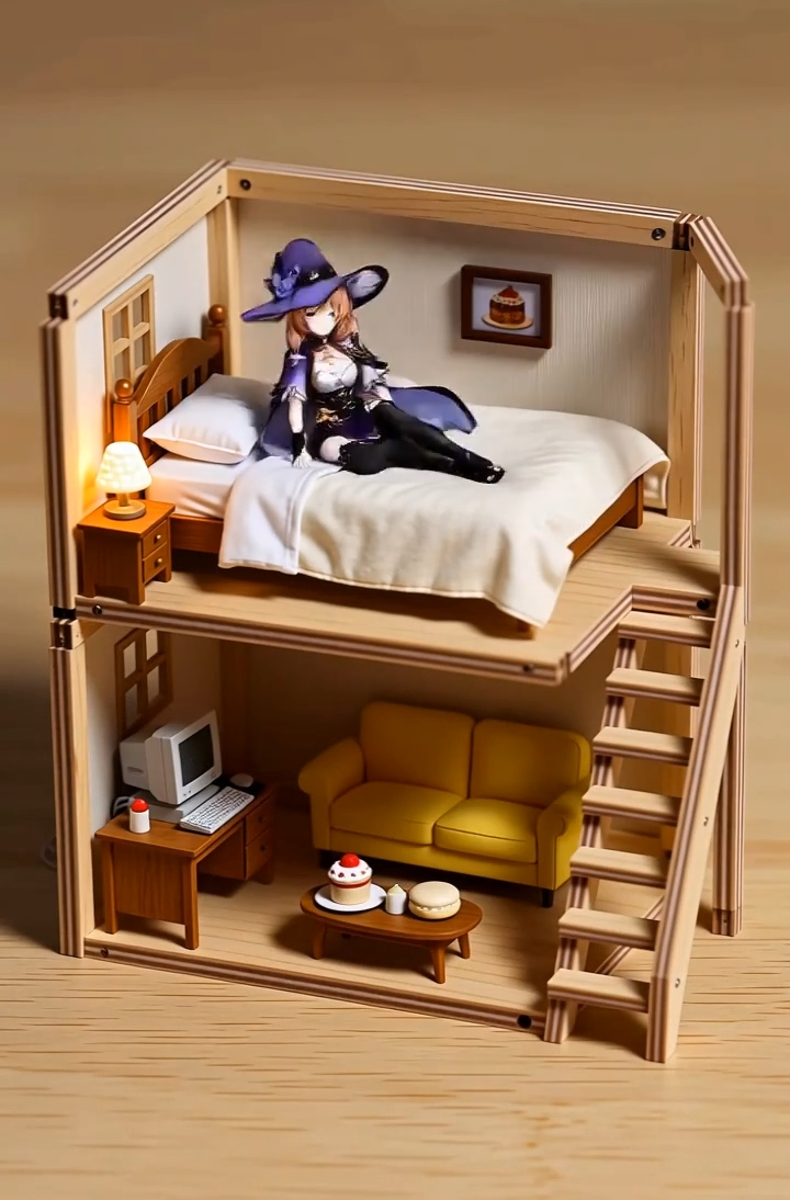 手工diy梦幻小屋|替换人物拍同款 - 作品图1