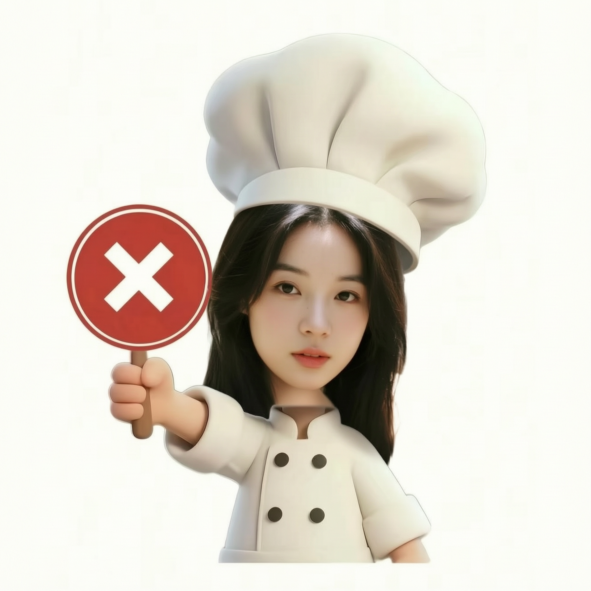 ❌❌警告⚠️|Q 版厨师举牌一键替换 - 作品图1