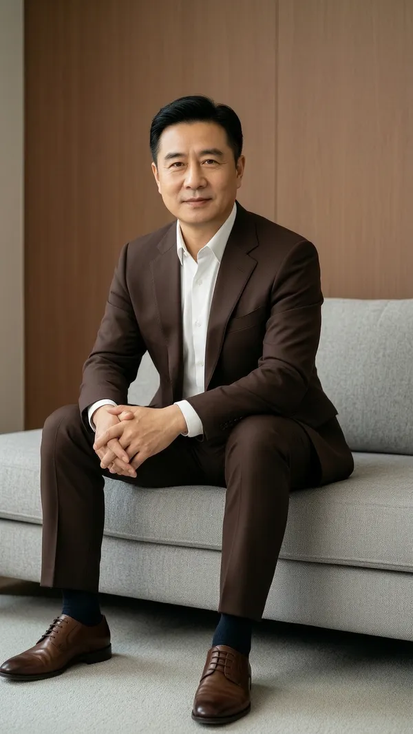 成熟稳重的商务精英 - 主图(AI艺术作品)