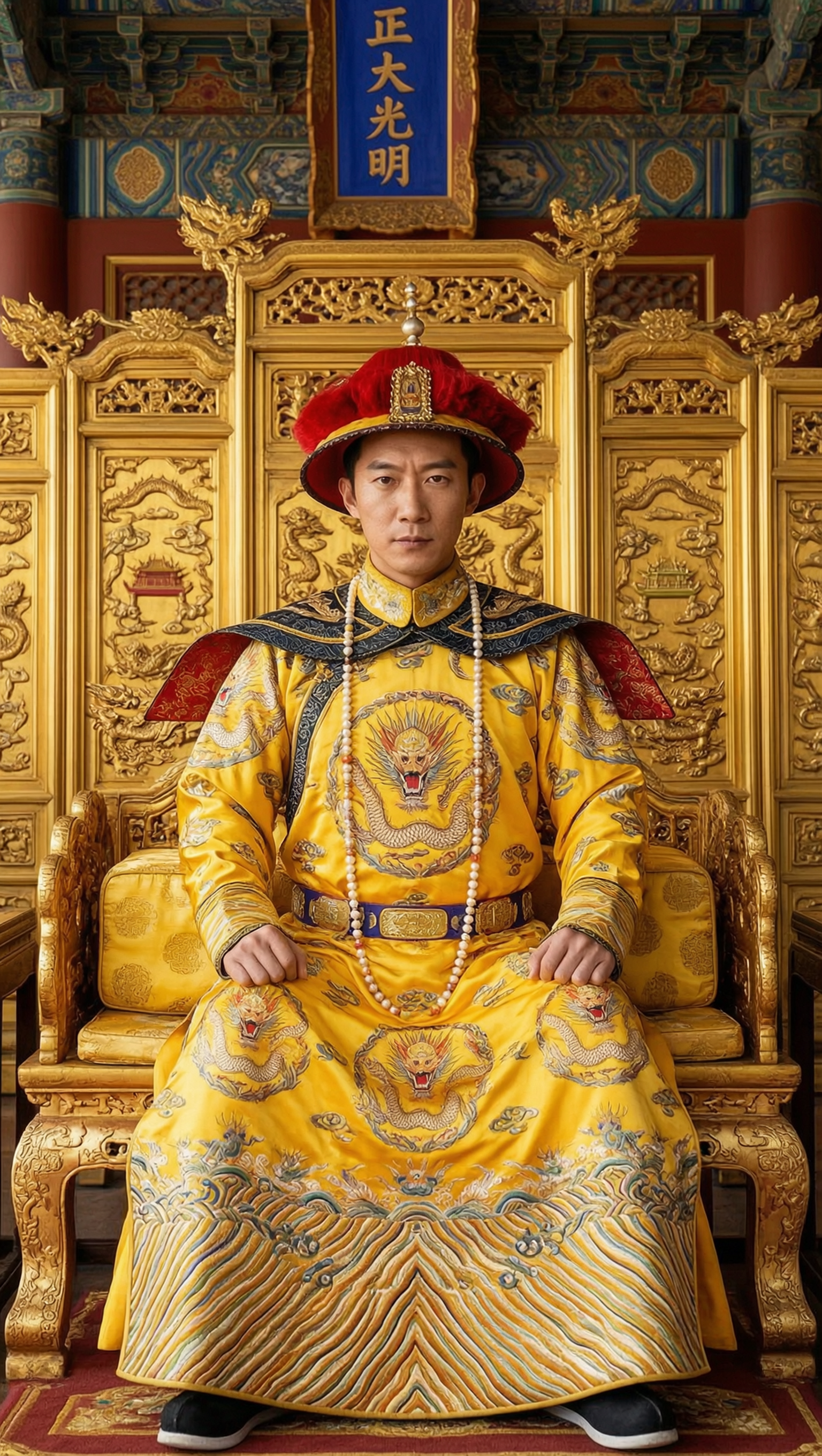 帝王龙椅古装写真 - 作品图1