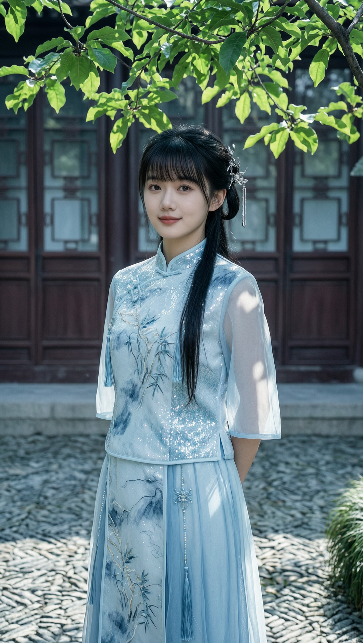苏式园林新中式写真 - 作品图1