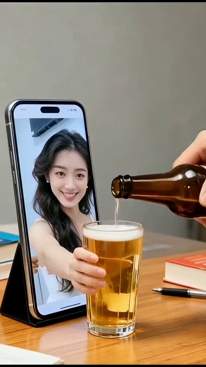 和手机中的自己干杯/一键同款 - 作品图1
