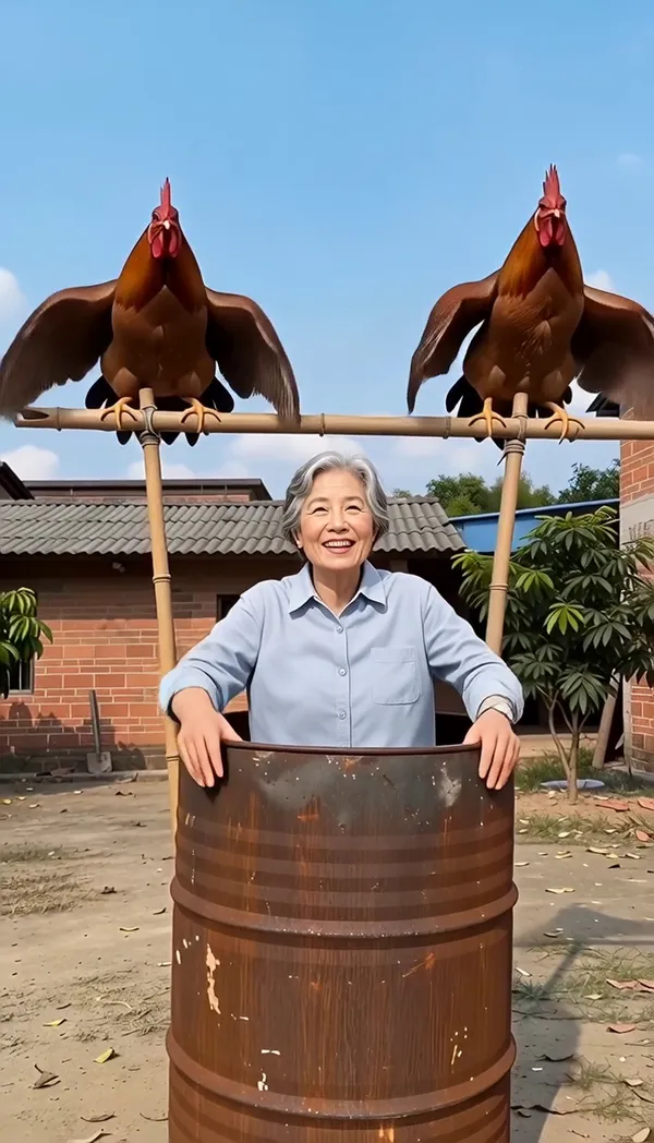 私人飞鸡🐔🔥替换照片做同款 - 主图（AI艺术作品）