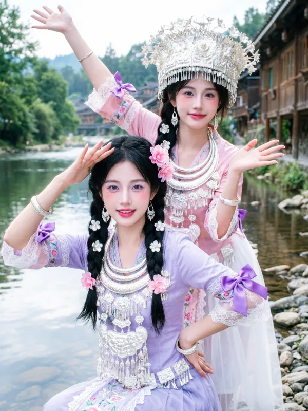 🔥好闺蜜的苗疆写真 - C作品