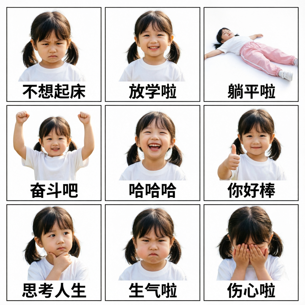 🔥一键get同款萌娃表情包 - 作品图2