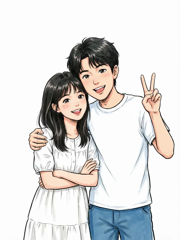 🔥可爱漫画形象 - 主图（AI艺术作品）