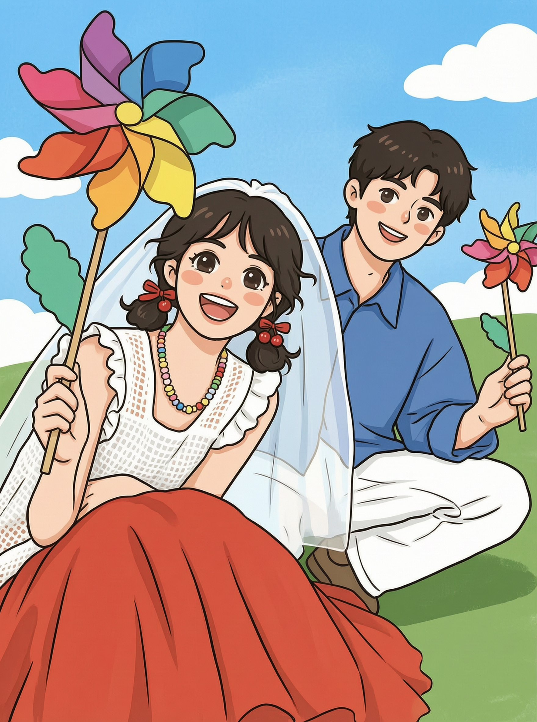 📸专属我们的卡通情侣回忆录 - 作品图1