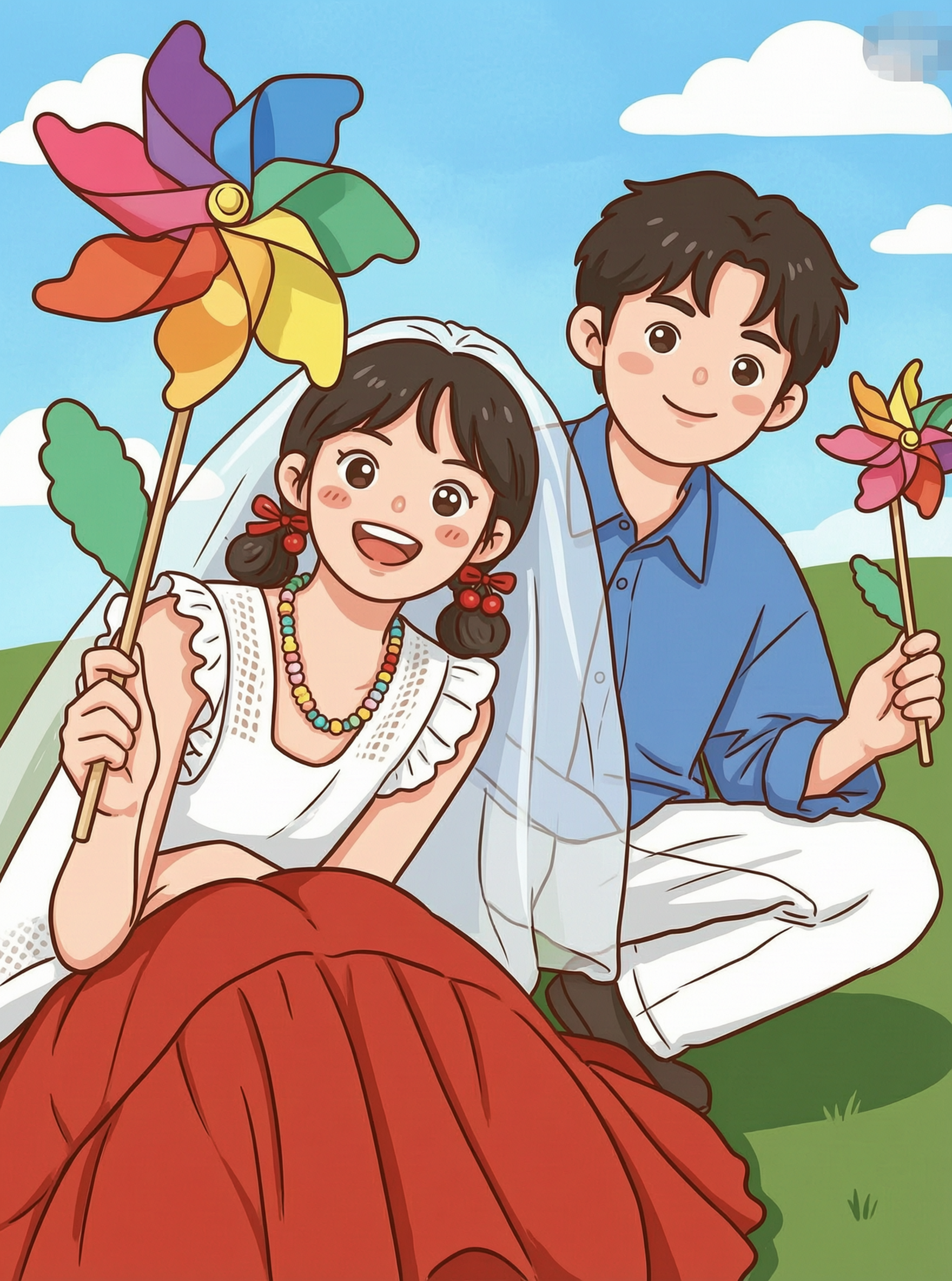 📸专属我们的卡通情侣回忆录 - 作品图2