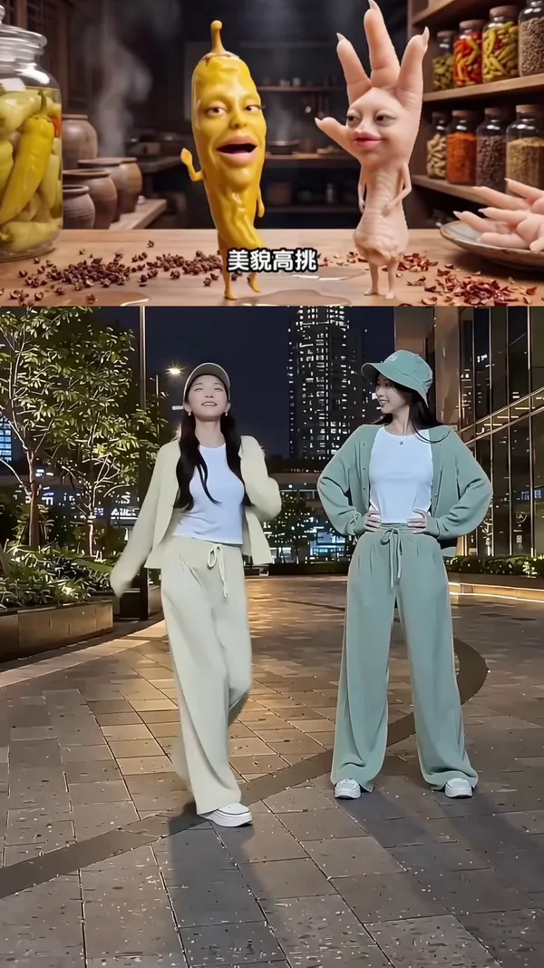 🔥姐妹集合！一起跳洗脑《泡椒凤爪》舞蹈 - C作品