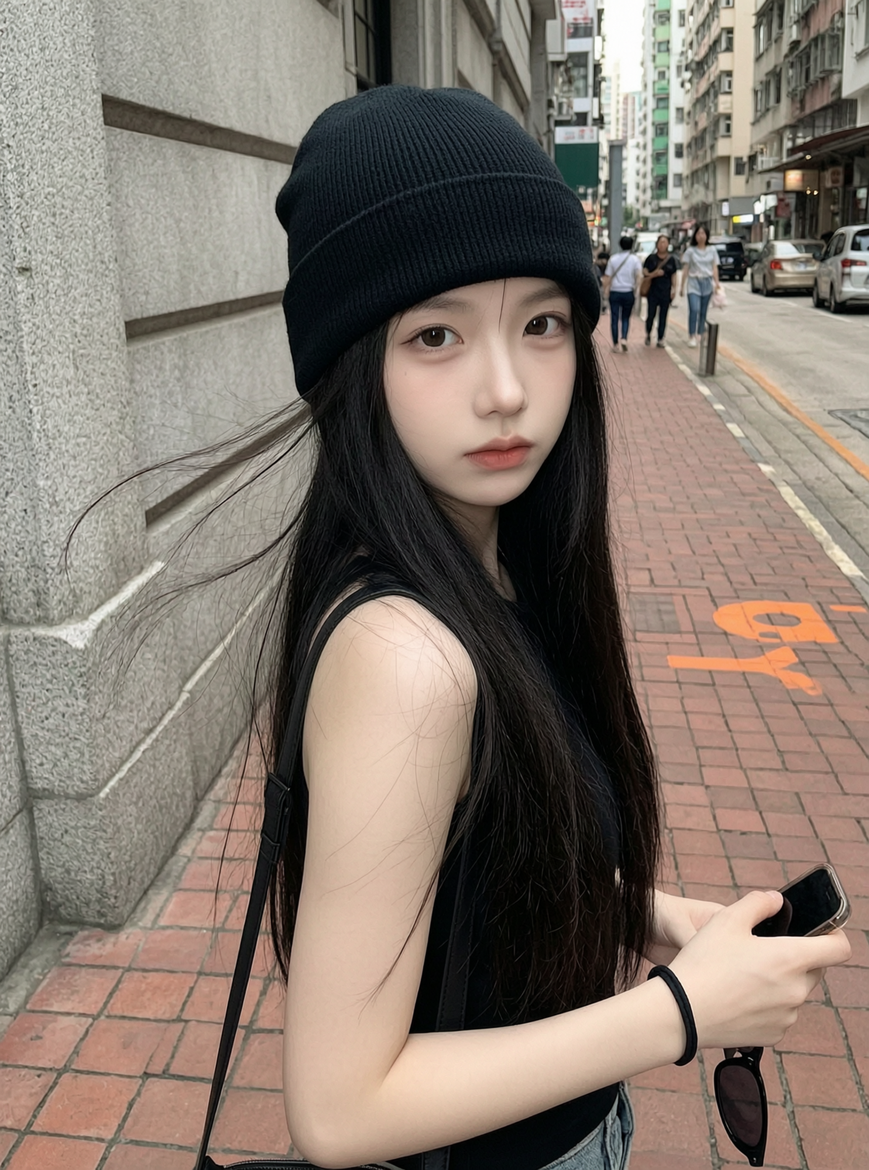 Wan2.7/街头网感写真 - 作品图1
