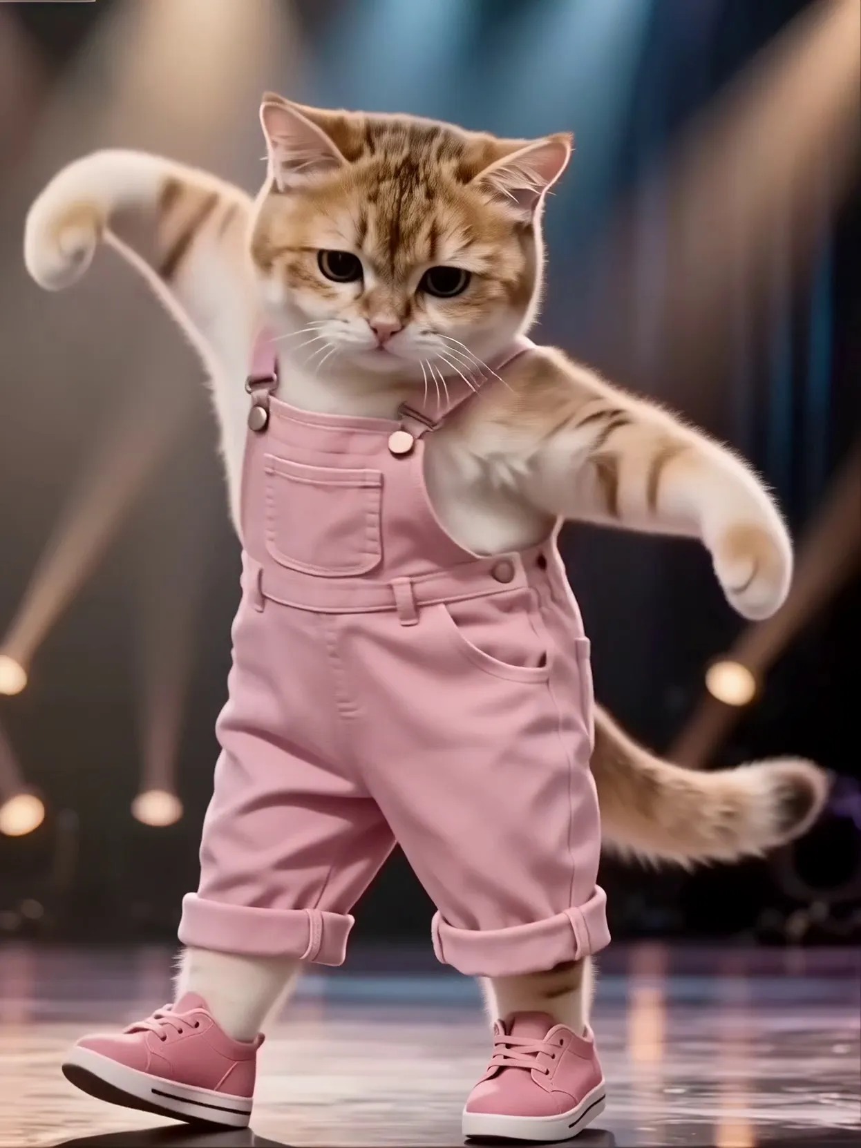 会跳舞的猫咪 - 作品图1