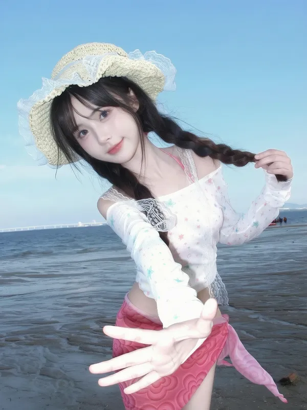 海边少女写真🍃替换图片get同款 - C作品