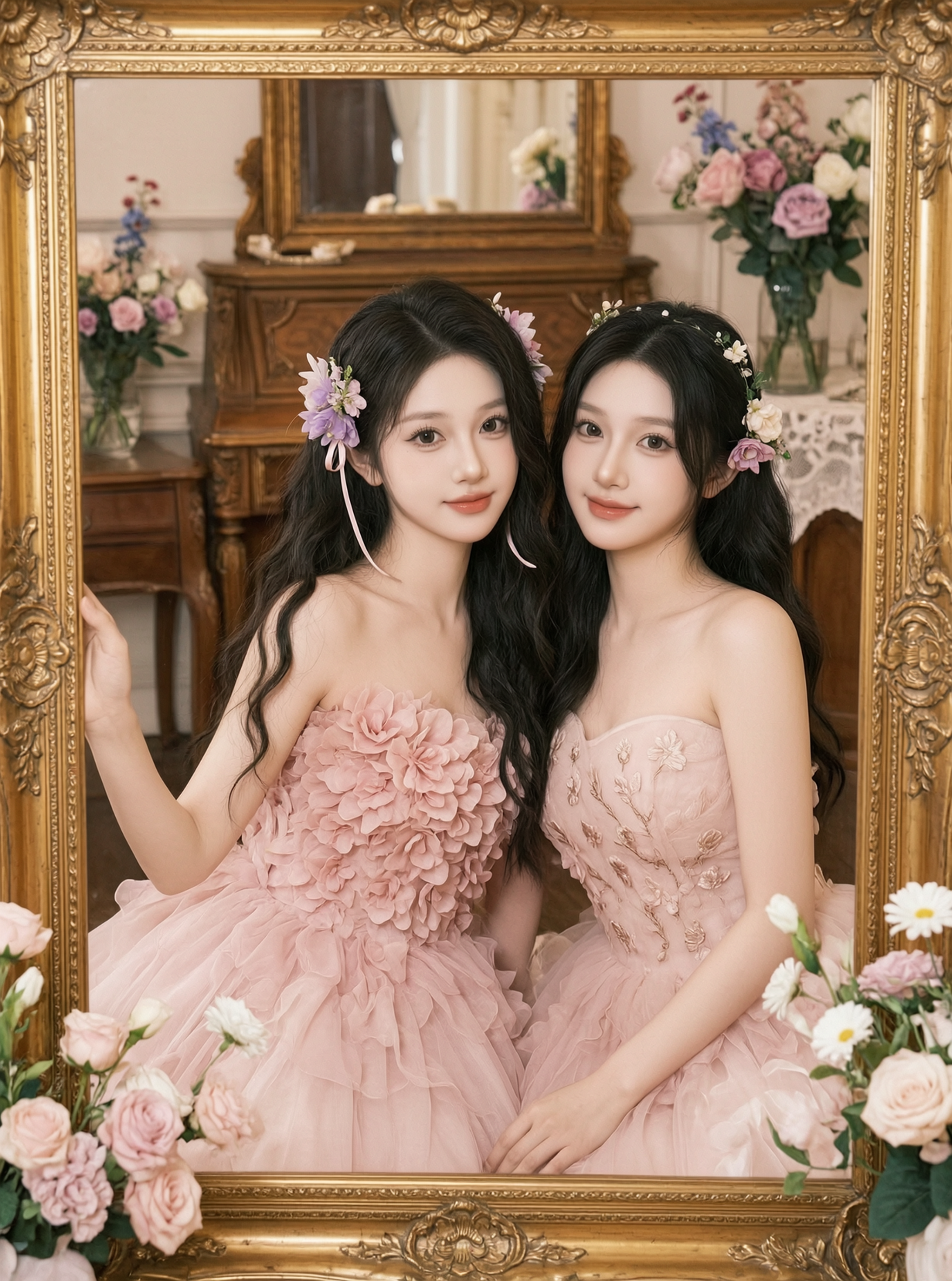 镜中花仙子闺蜜写真照✨️做同款 - 作品图1