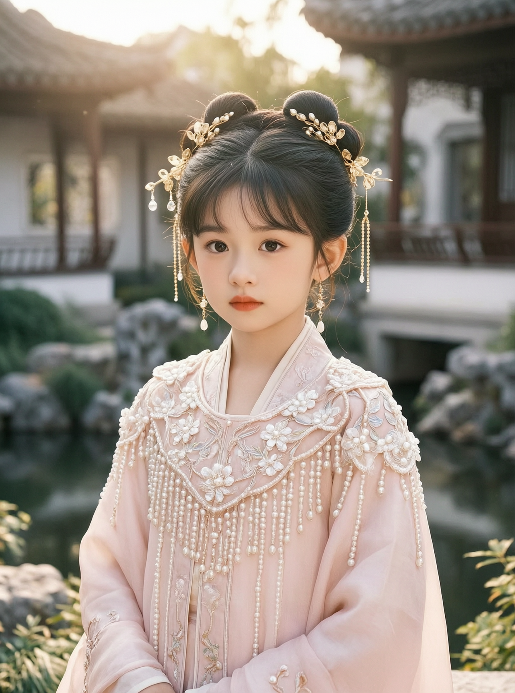 温柔仙气古风女童写真 - 作品图1