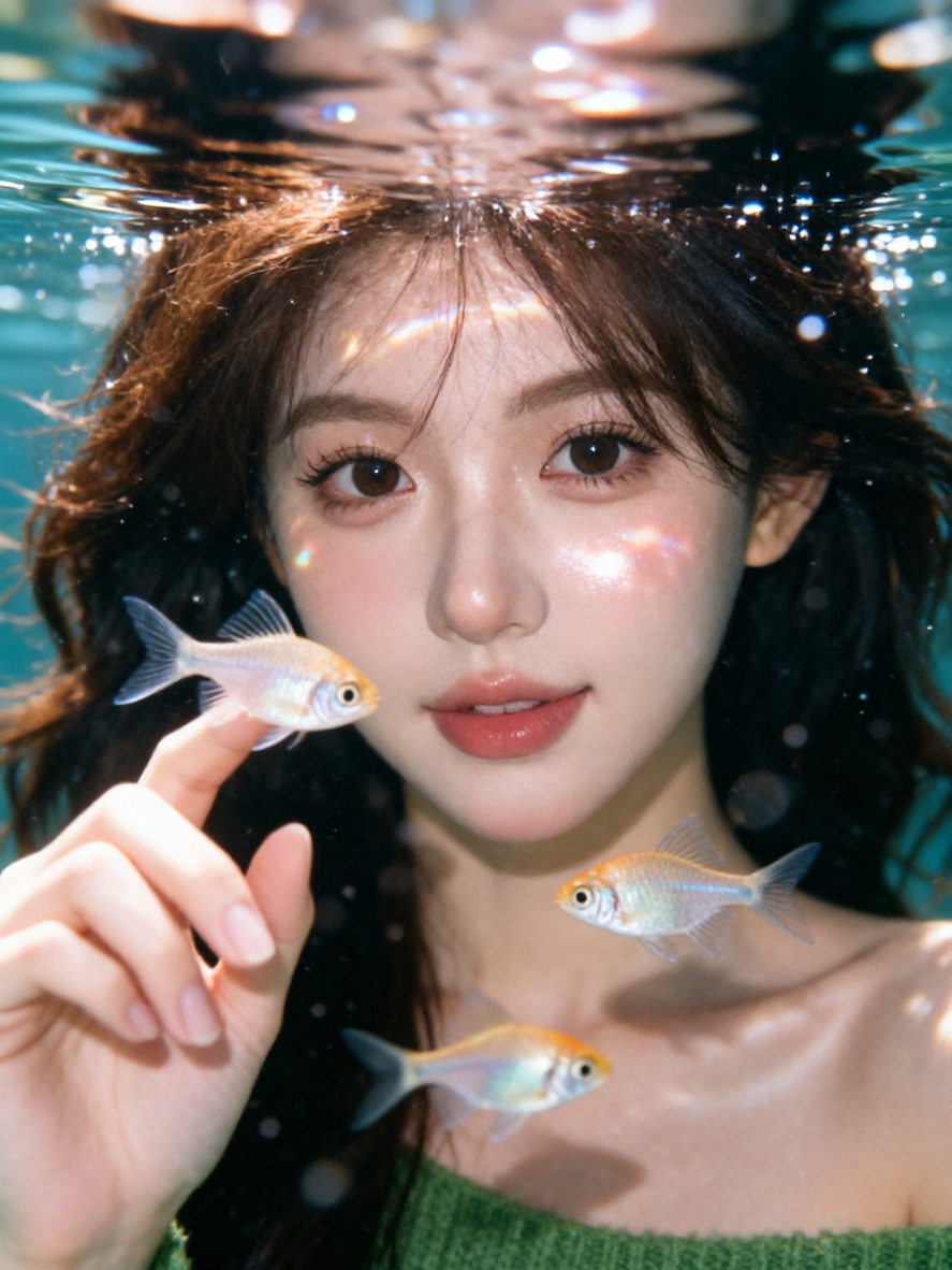 一键get绝美水下写真✨ - 作品图1