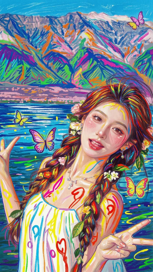 彩色涂鸦写真 - C作品
