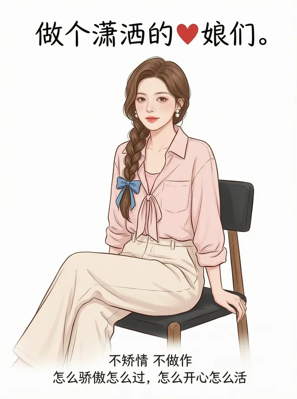 都市女性插画配上走心的文字 - 主图(AI艺术作品)