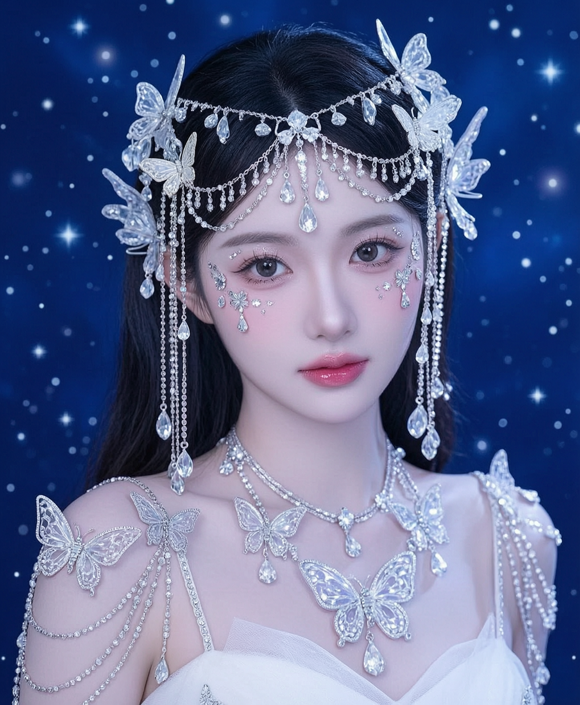 梦幻水晶人鱼公主肖像 - 作品图1
