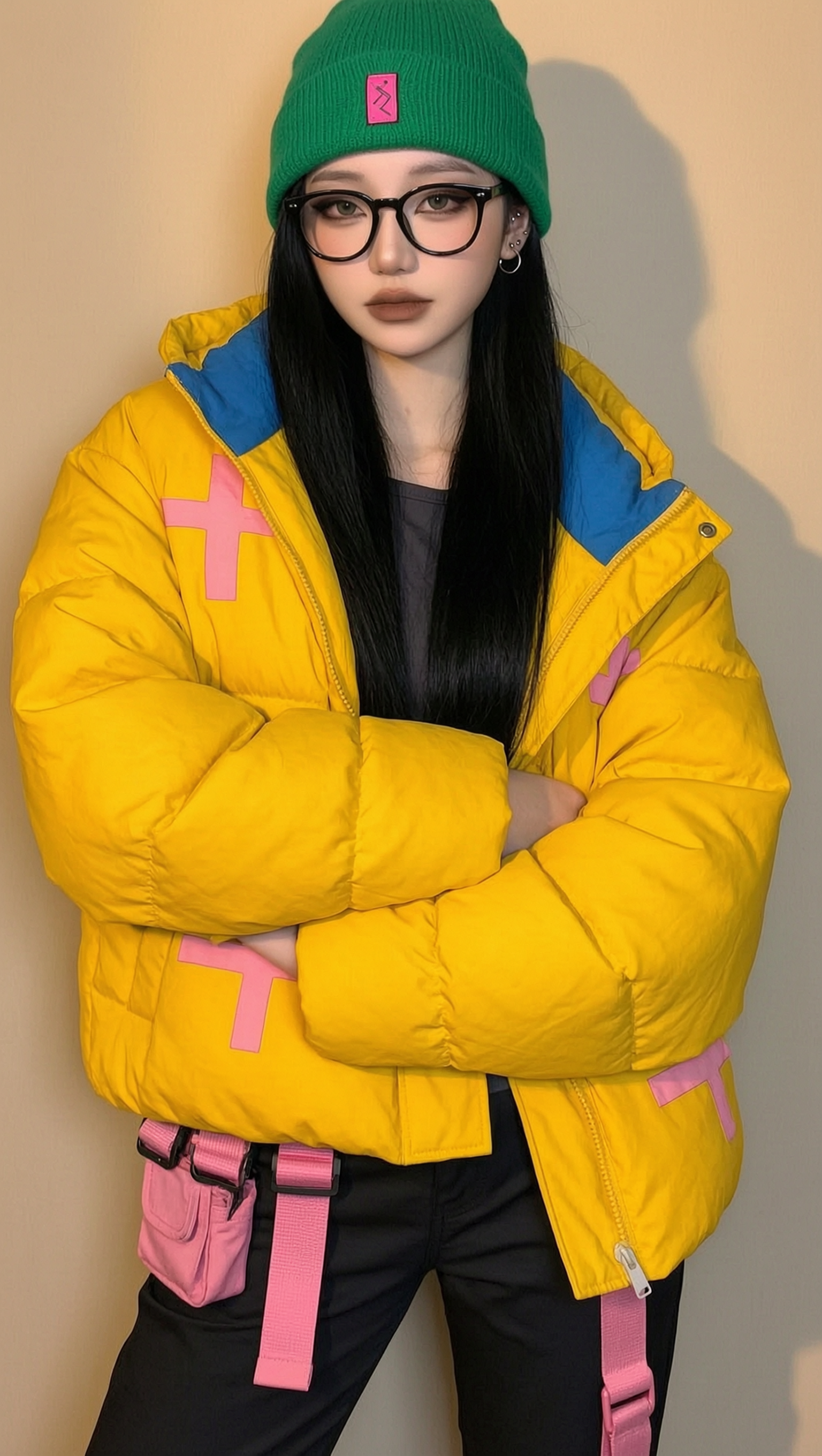 酷飒风格女性真人cos写真 - 作品图1