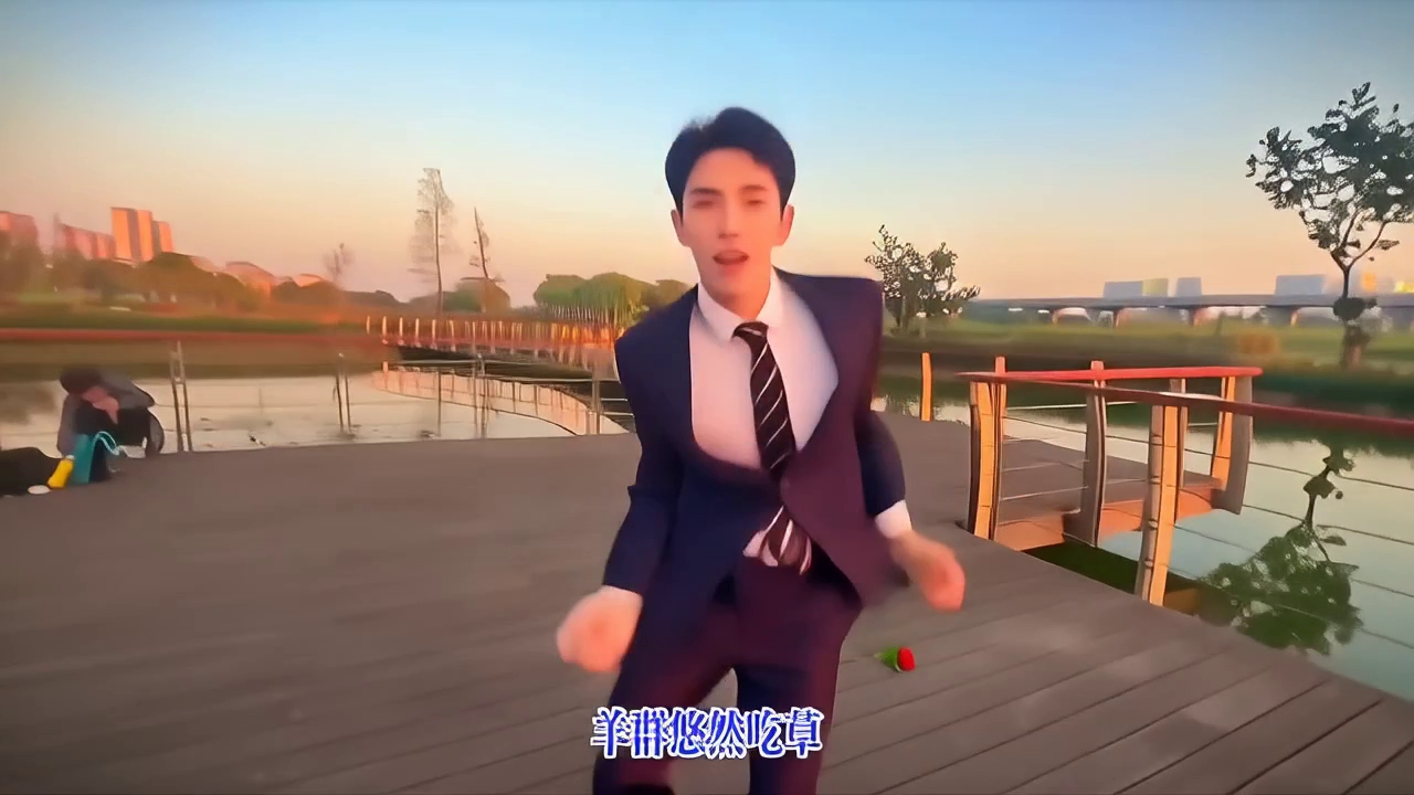 AI《火苗》舞蹈挑战 - 作品图1
