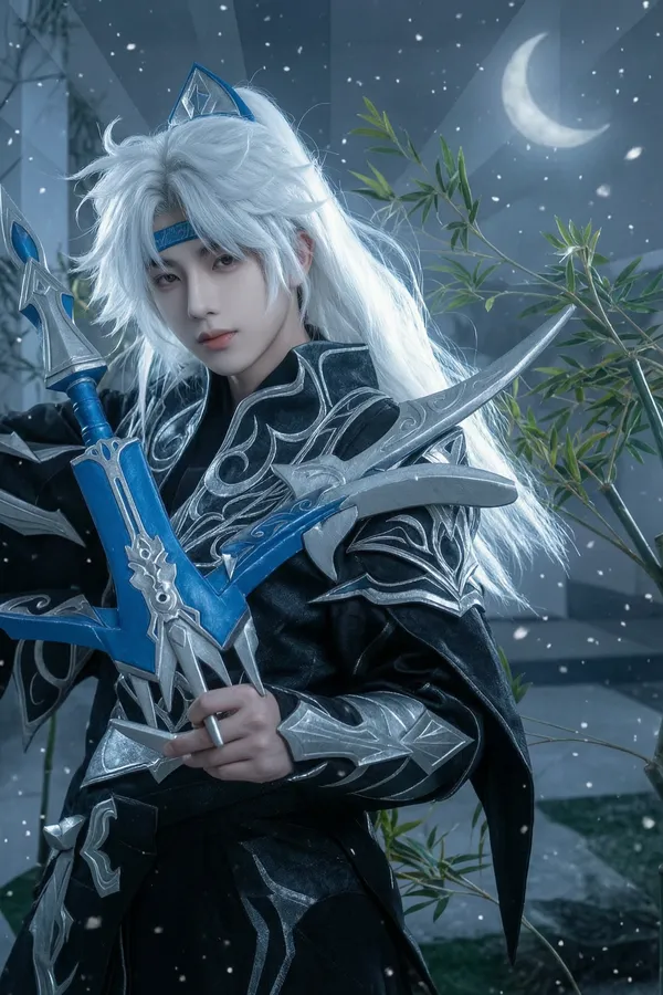 古风武侠帅气二次元写真|一键生成同款 - 主图（AI艺术作品）