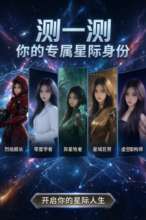 测一测你的专属星际身份|一键同款 - C作品