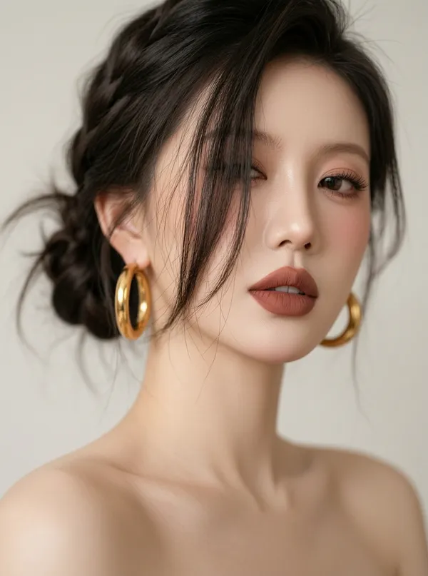 碎发遮眸柔雾质感写真 - C作品