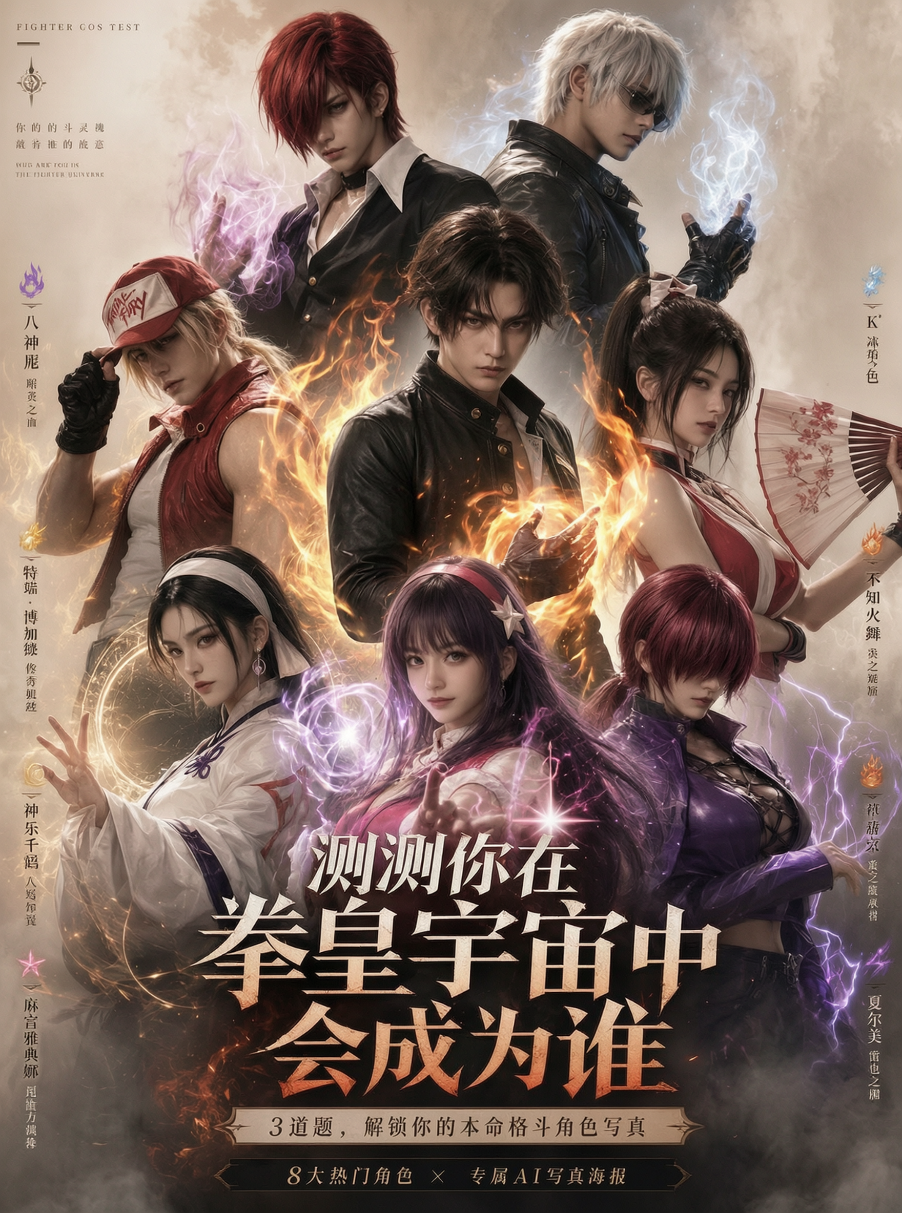 测测你在拳皇宇宙中会成为谁 - 作品图1