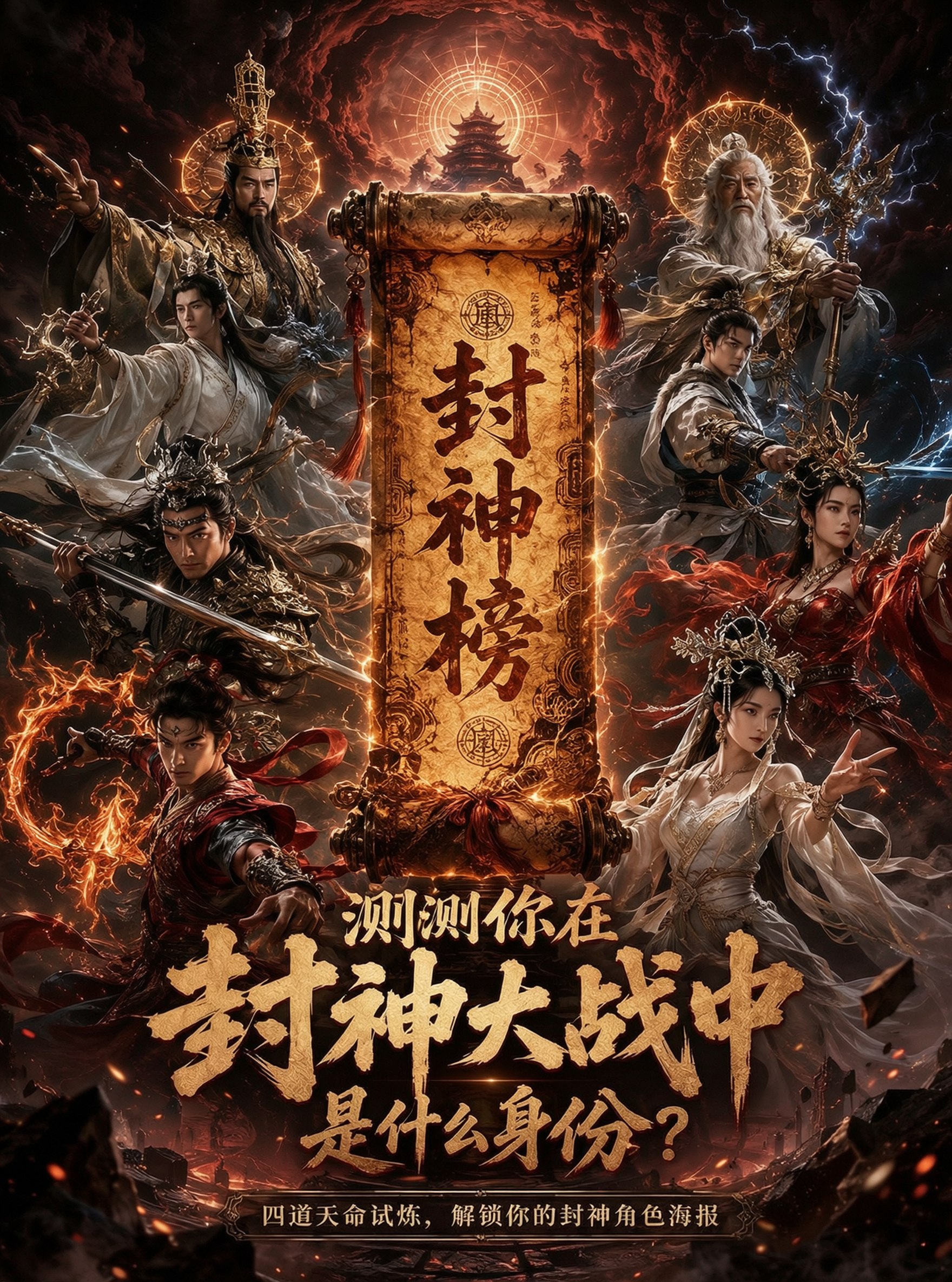 封神开启💥测测你是什么神秘身份 - 作品图1
