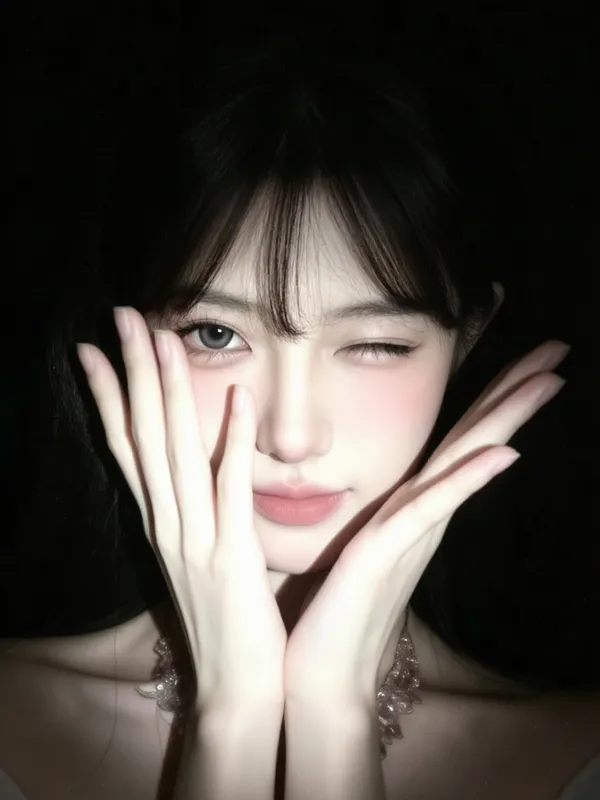 暗夜闪光灯甜妹wink写真 - C作品