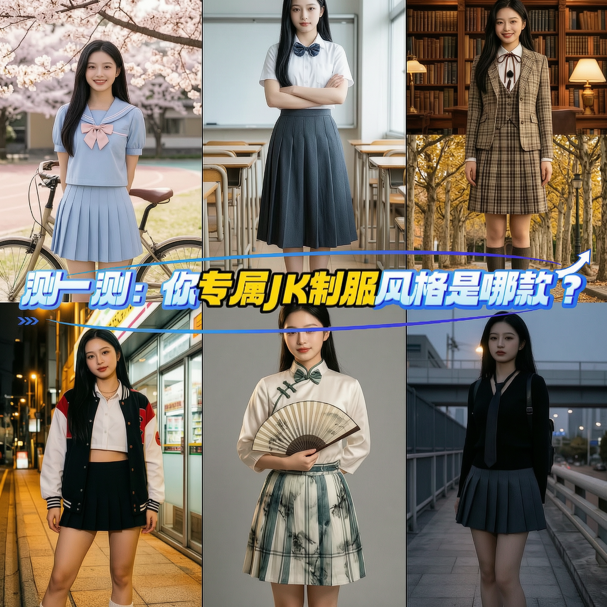测一测：你专属 JK 制服风格是 - 作品图1